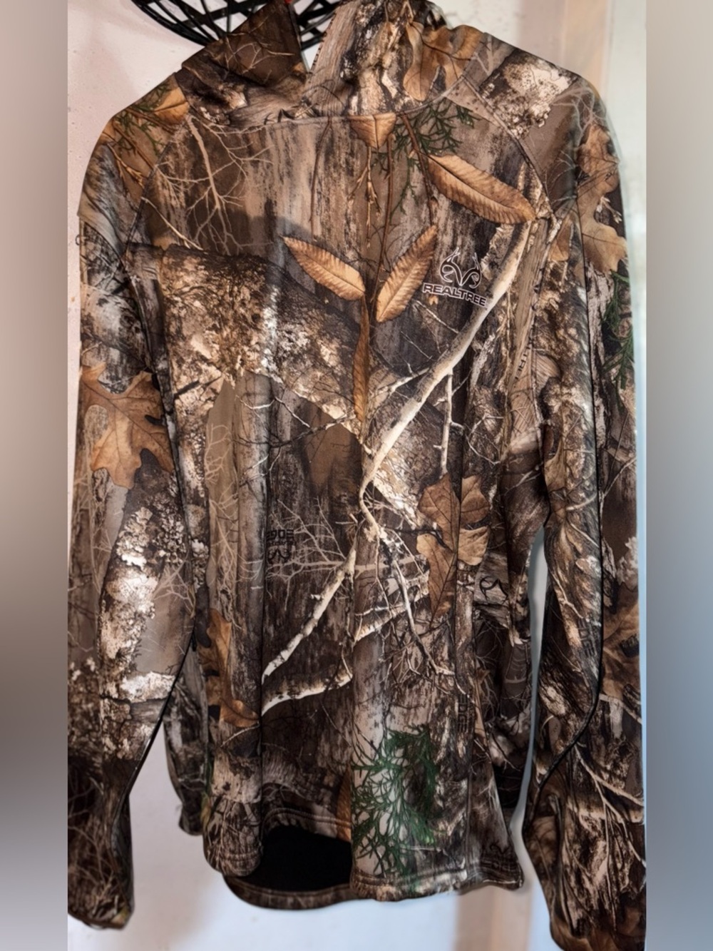 Realtree Brown and Green Camouflage Hoodie